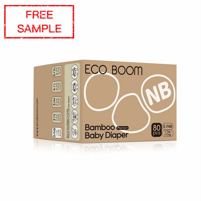 ECO BOOM diaper maker cotton disposable bamboo aloe extract degradable non-rash