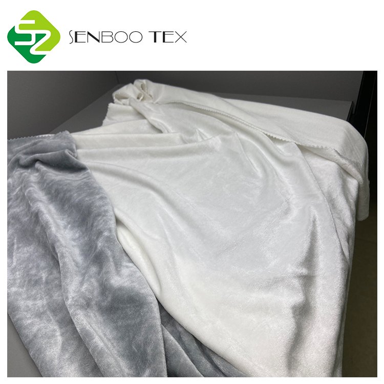 OCS Certified 53% Bamboo 22% Organic Cotton 25% Poly Velour Fabric Customized Eco-Friendly Women's Fashion Wear