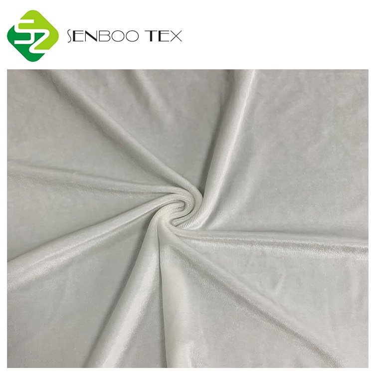 OCS Certified 53% Bamboo 22% Organic Cotton 25% Poly Velour Fabric Customized Eco-Friendly Women's Fashion Wear