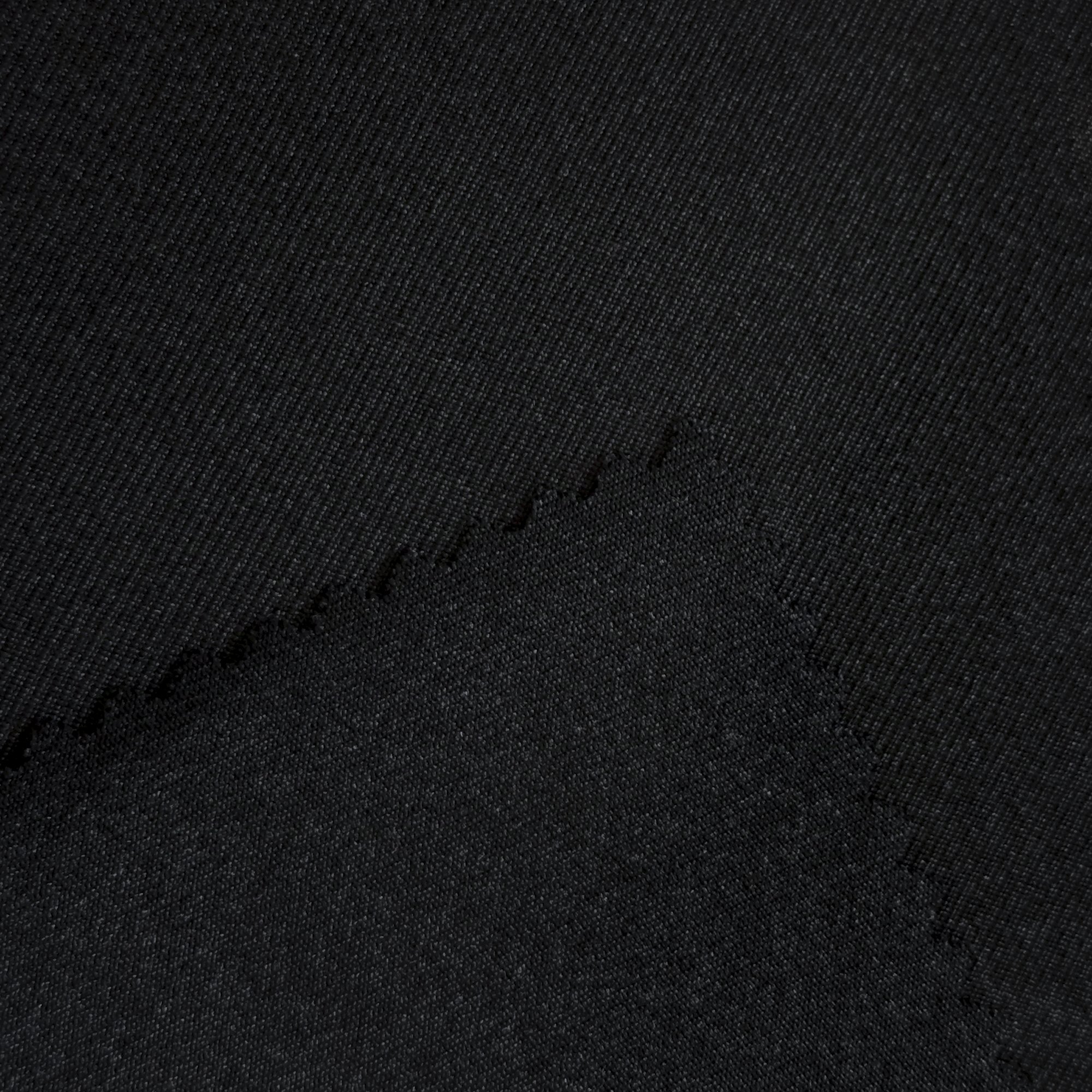 Custom Wholesale High Quality 145gsm 100% Polyester Non-Stretch Yarn Dyed Black Jersey Fabric