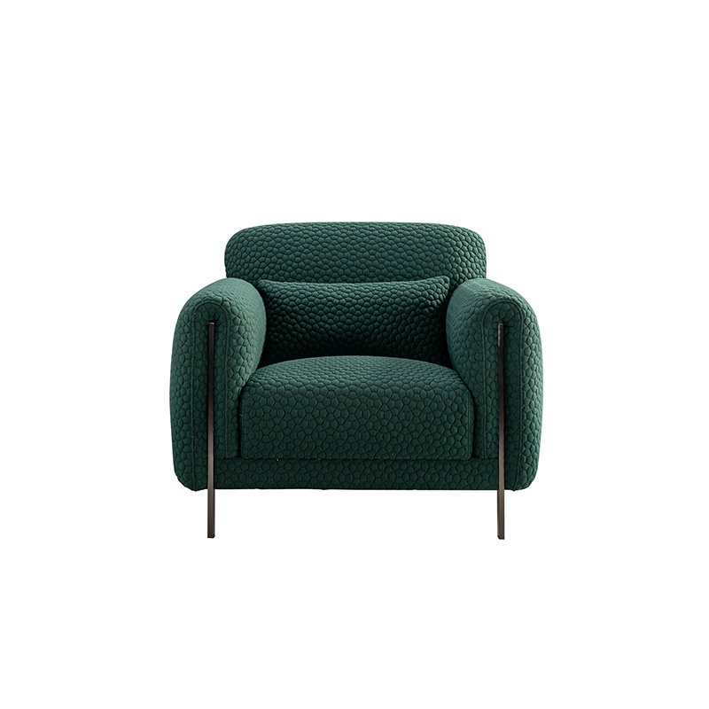 Modern Luxury Hotel Home Furniture Design Living Room Sofa Armchair Cotton Linen Fabric Leisure Chair