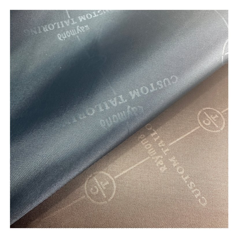 Hot sale 170T 180T 190T 210T Logo emboss 100% Polyester Taffeta Fabric for Lining fabric