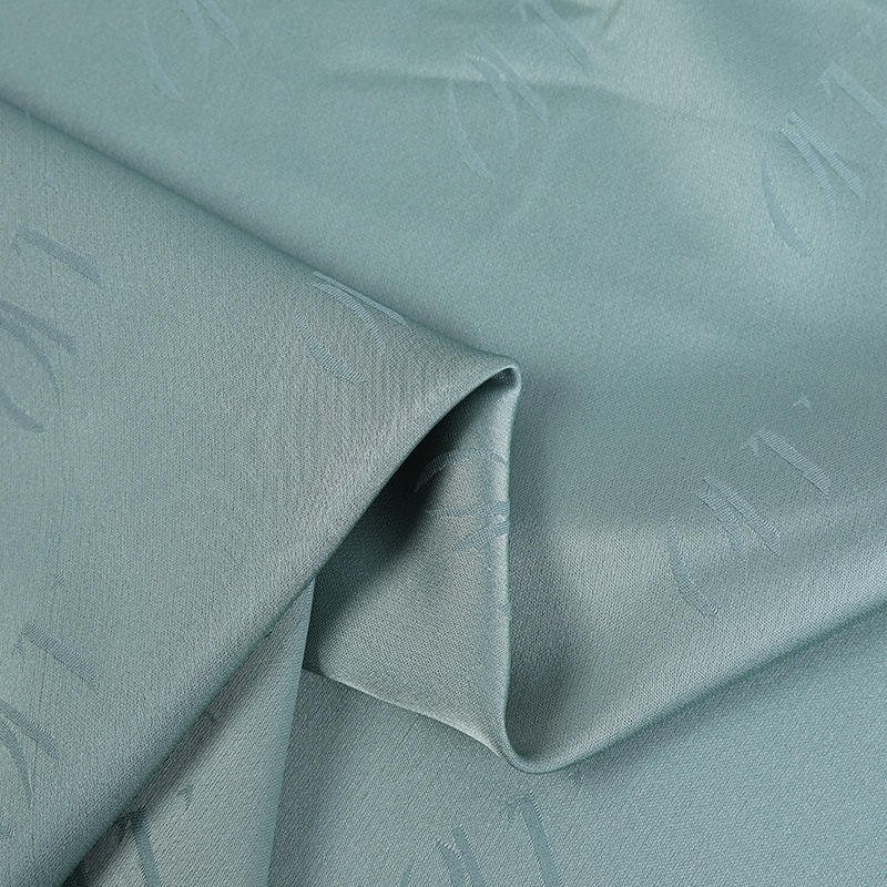 New design flower pattern wholesale satin fabric dress material jacquard satin fabrics for clothing garment pajamas sleepwear