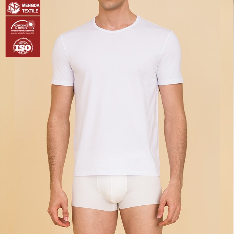 40s Eco friendly anti-bacterial soft bamboo jersey knit fabric for undershirt clothes