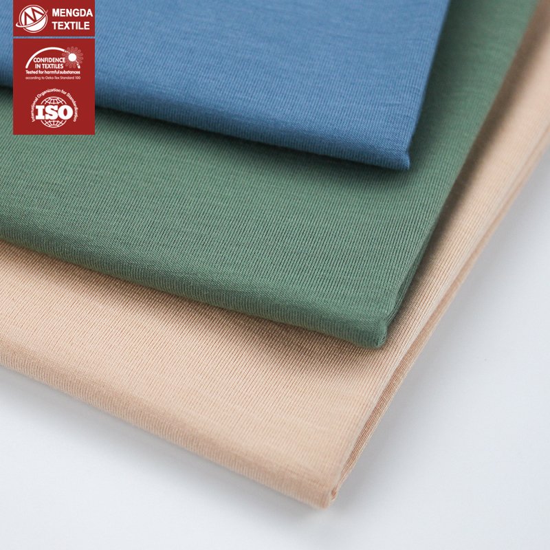 40s Eco friendly anti-bacterial soft bamboo jersey knit fabric for undershirt clothes