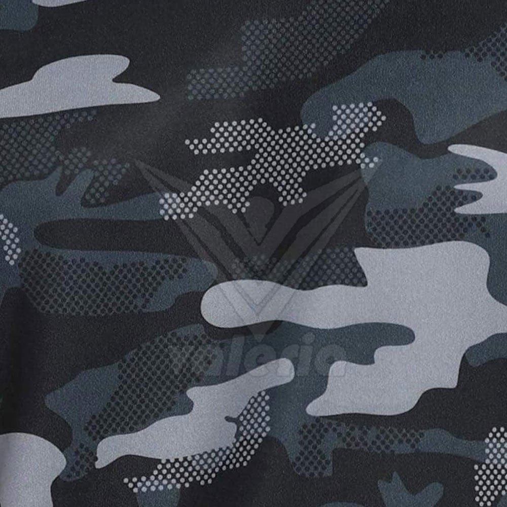 Wholesale Custom Men's Outdoor Breathable Polyester Cotton T-shirts Camo Print Long Hemp Digital Logo Pattern Knitted Fabric