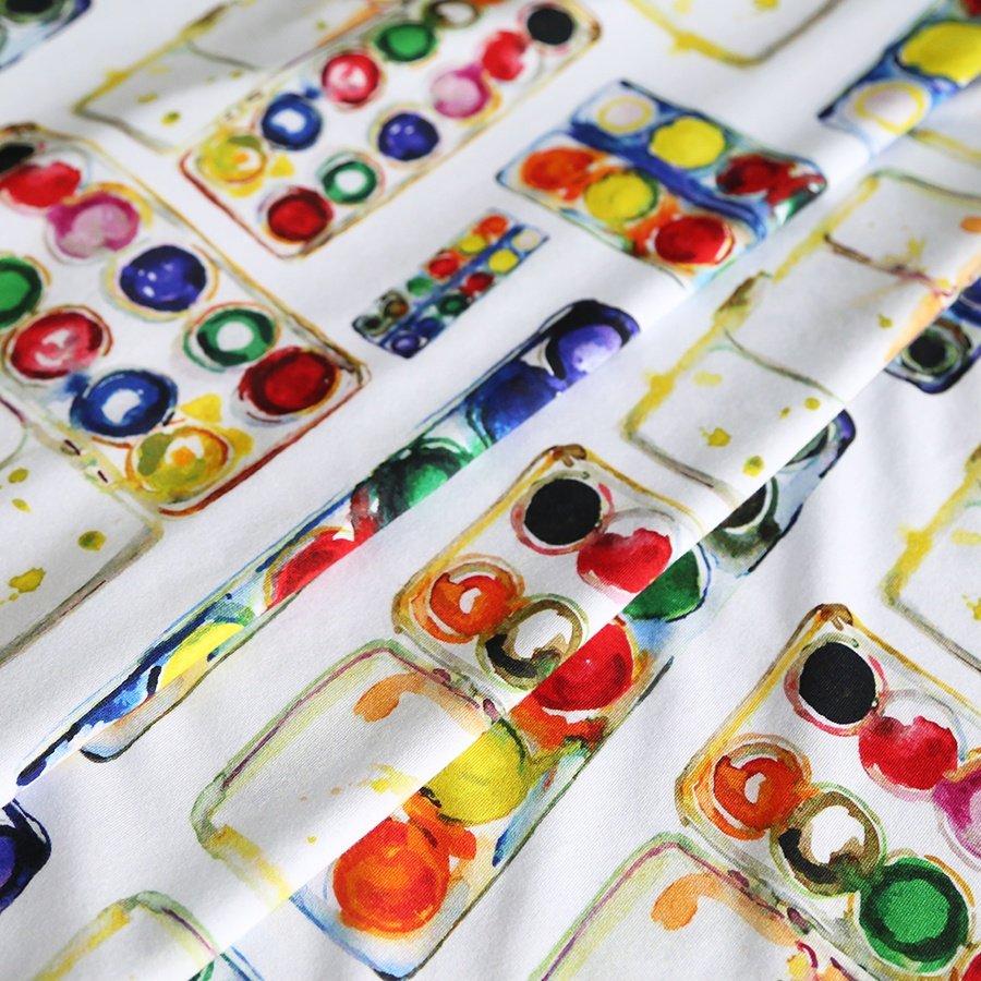 French Terry Fabric High Quality Custom Digital Printing on Bamboo Fiber 70% Bamboo 30% Cotton Clothes Make-to-order