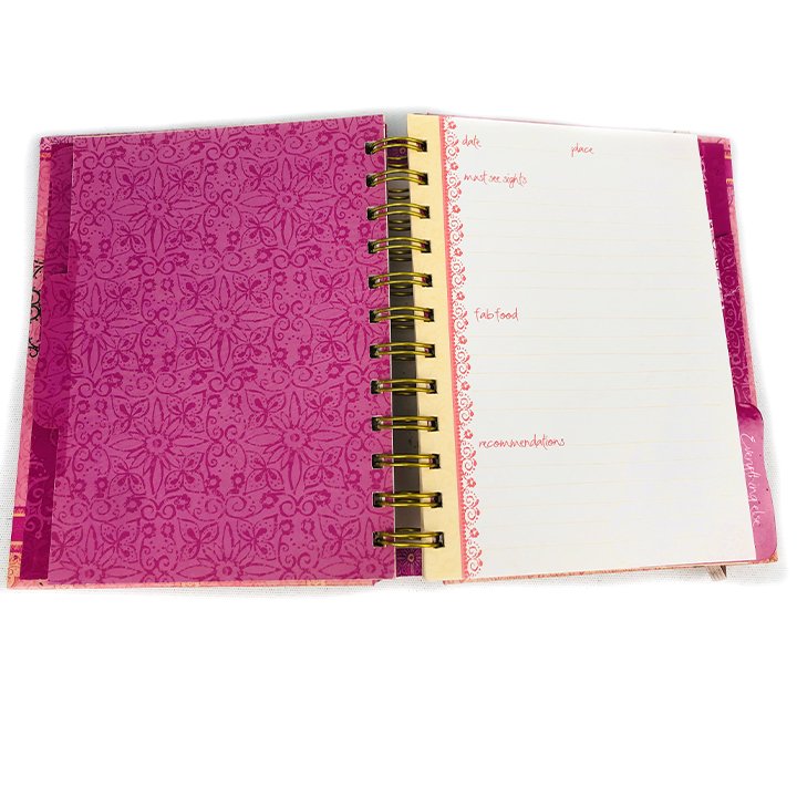 custom luxury cute color print PU Chamois cardboard hardcover diary journal line dot grid notebooks weekly planner wholesale