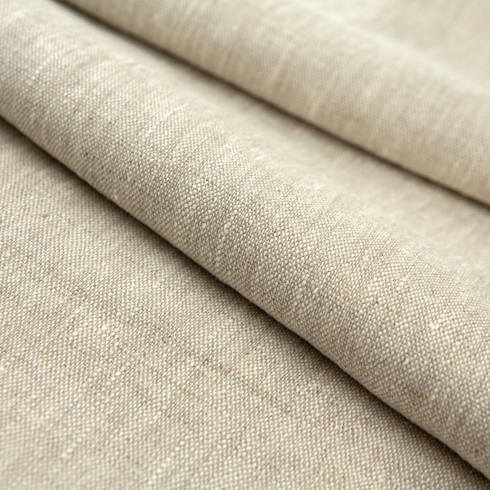Wholesale 270 GSM 100% Linen Woven Fabric Roll Natural Washed Breathable Printed Fabric for Shirts Dresses Plain Style Home Use