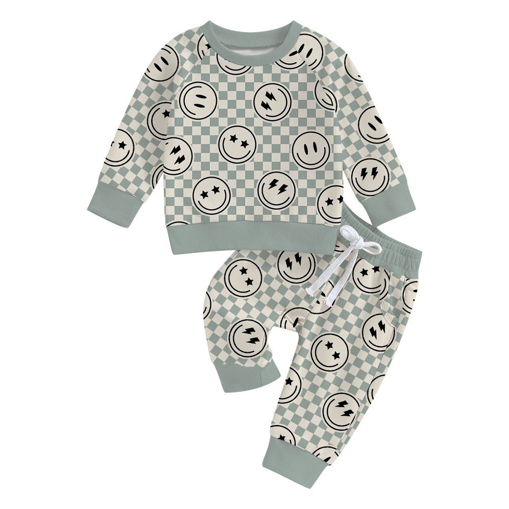 Fashion Autumn Winter Wholesale Bamboo Terry Printed Baby Boy's Custom Logo Design Terry Boys Sweatshirts For Kids