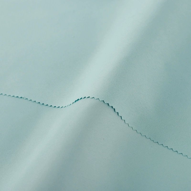Factory stock 120gsm 100% polyester twill microfiber peach skin fabric for beach short shirt