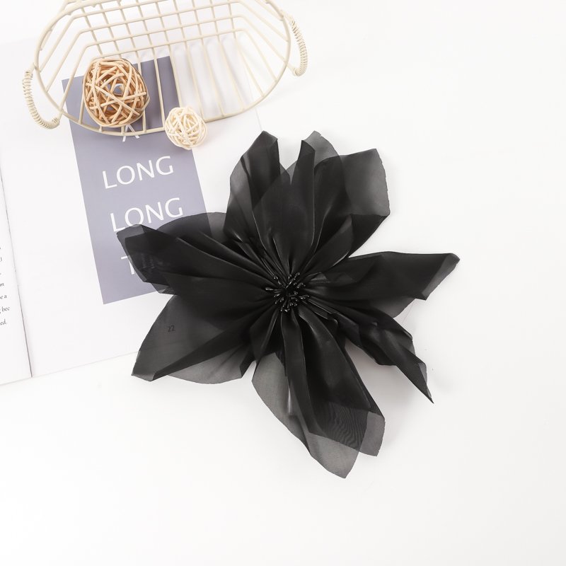 Lightweight Breathable Fabric Customizable Color 100 Polyester Korean satin flowers Fabric 28cm Width