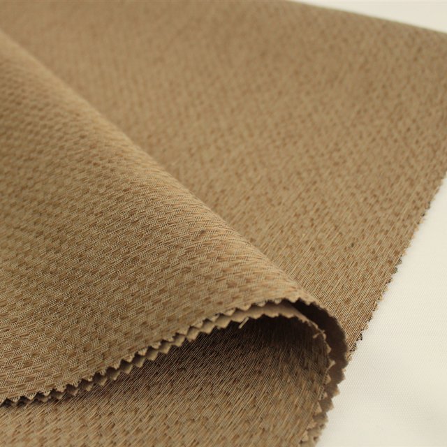 High Quality triple designs weaving fireproof 100% polyester imitation linen blackout printing curtains fabric