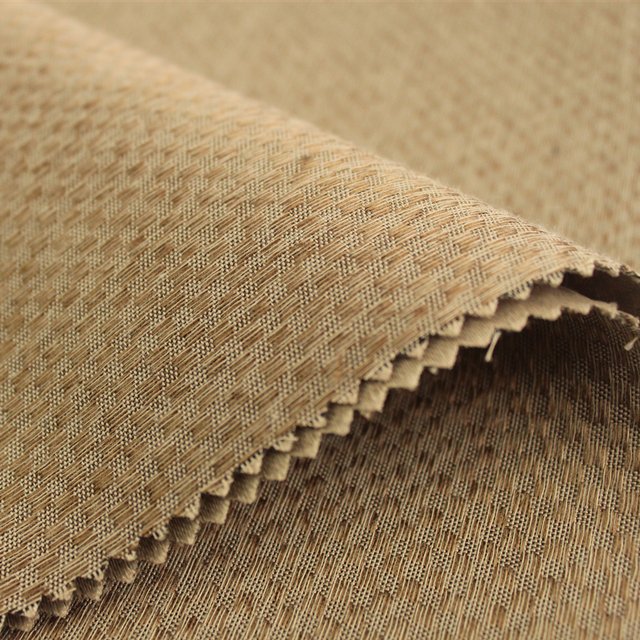 High Quality triple designs weaving fireproof 100% polyester imitation linen blackout printing curtains fabric