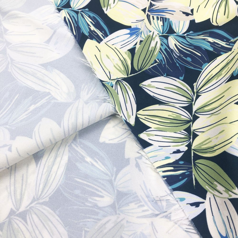 Low Quantity 100% Polyester Customized Flower Pattern Peach Skin Fabric For Beach Shorts