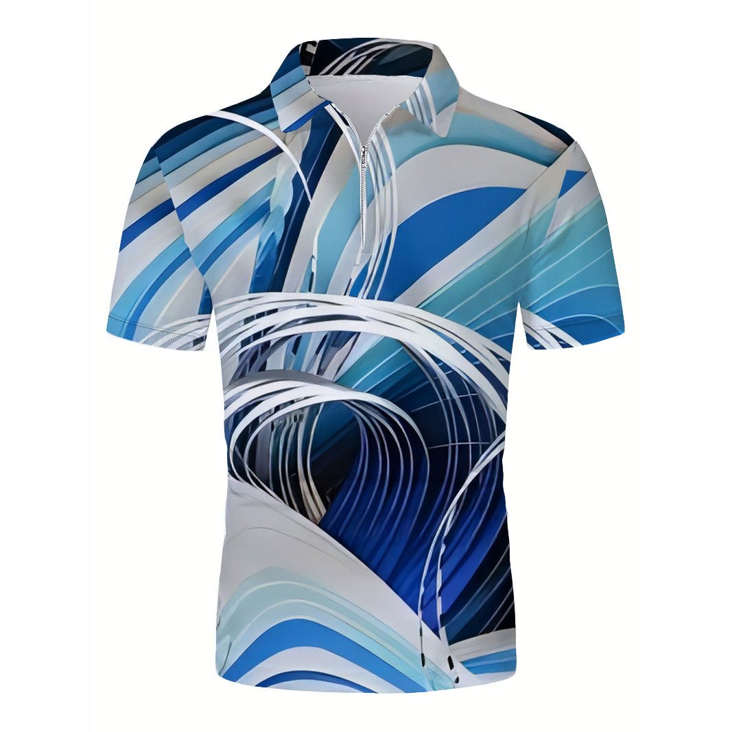 Custom Polo Shirts High Quality Casual Pullover Knitted Polo Golf Polo T-shirt for Men Cotton Fabric Printing fast turnaround