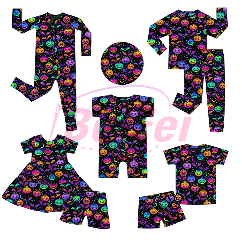 Custom Print Bamboo Fabric Newborn Baby Infant Zipper Clothes Onesie Rompers Bamboo Viscose Toddler Pajamas bamboo