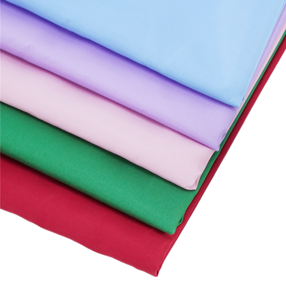 Waterproof Polyester Smooth Surface Lightweight Woven Knitted Coated Pongee Lining Fabric for Fashion Garment Clothes