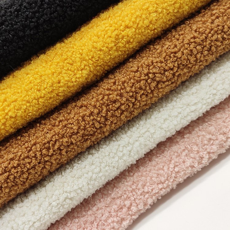 Soft Plush Velvet Fabric Bonded Faux Fur Sherpa Cashmere Teddy Bonded Fabric For Toy Fashion