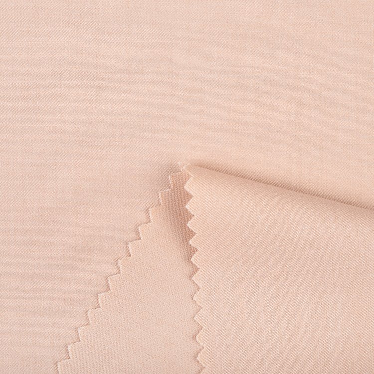Wholesale Fashion Plaid Suiting Cloth Fabric Custom Solid Color Polyester Bamboo Viscose Fabric