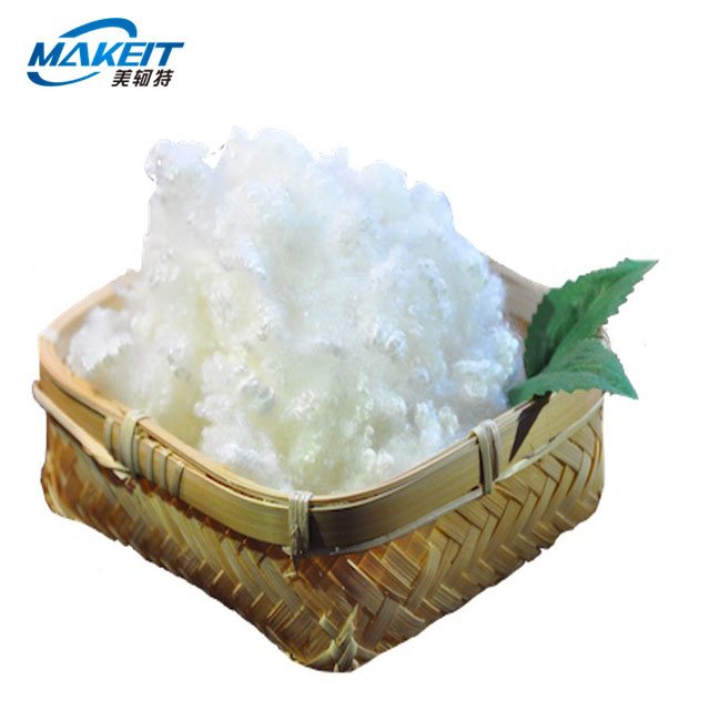 Hot selling polyester green luxury fibers dafa fiber hollow conjugated with low price bamboo fiber filling hollow conjugated