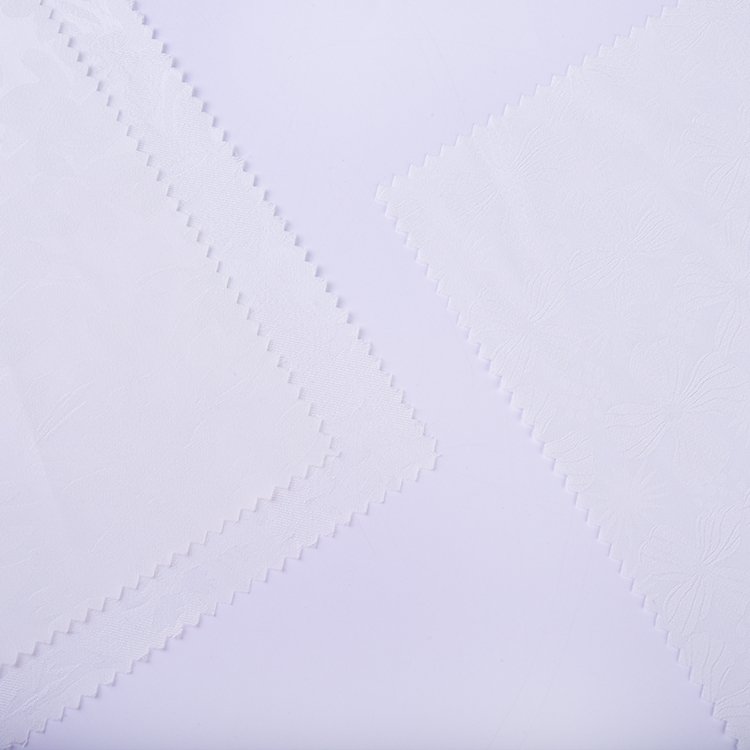High Quality 95% Polyester 5% Spandex Solid Color Woven Jacquard Fabrics for Garment