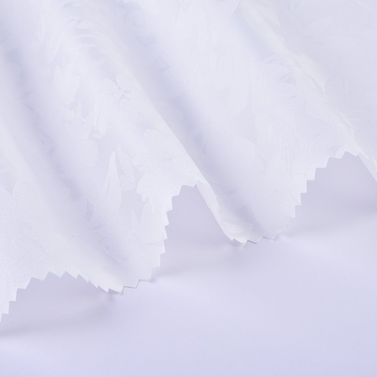 High Quality 95% Polyester 5% Spandex Solid Color Woven Jacquard Fabrics for Garment