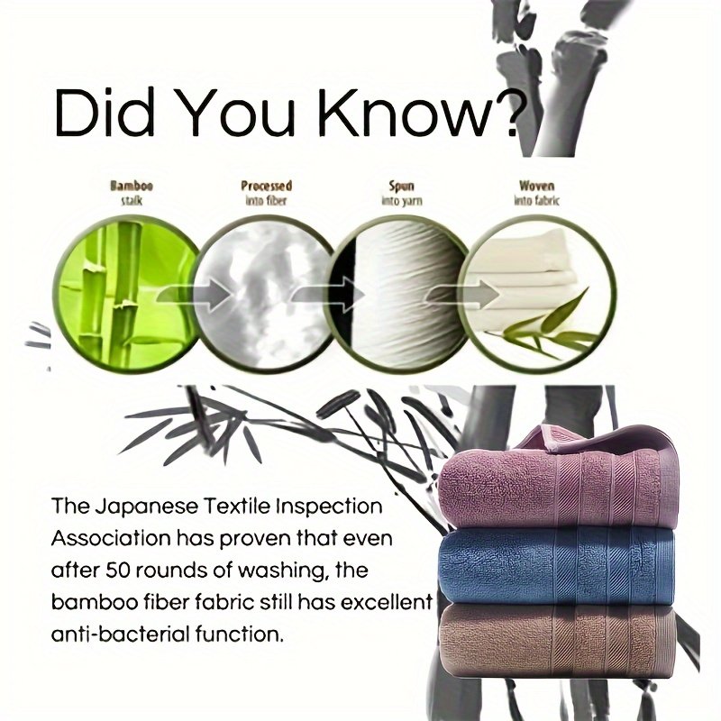 High quality soft 100% bamboo cotton towel custom logo Hotel home bamboo face bath towels set