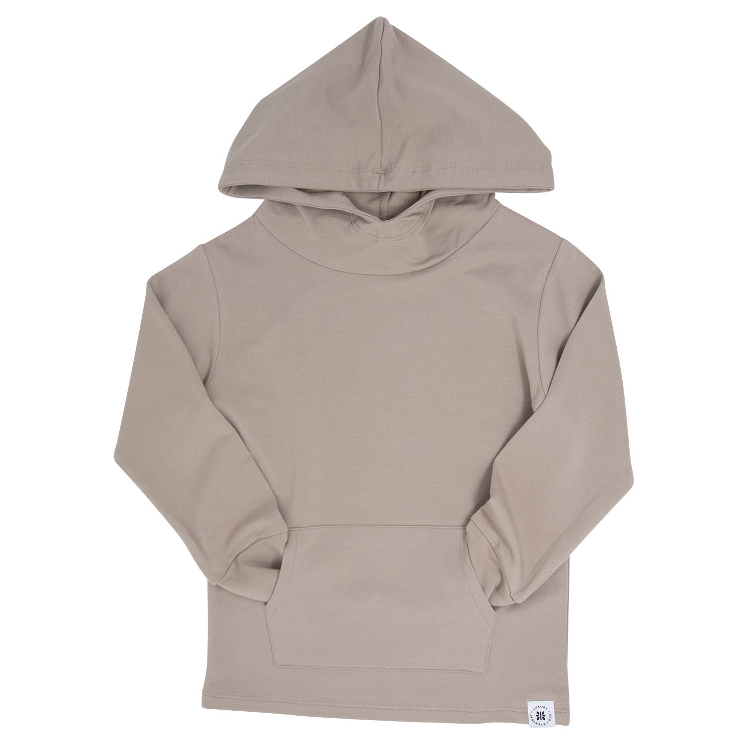 Warm French Terry Hoodie Long Sleeve Kids Clothes Casual Solid Bamboo Cotton Sports Sweatshirt