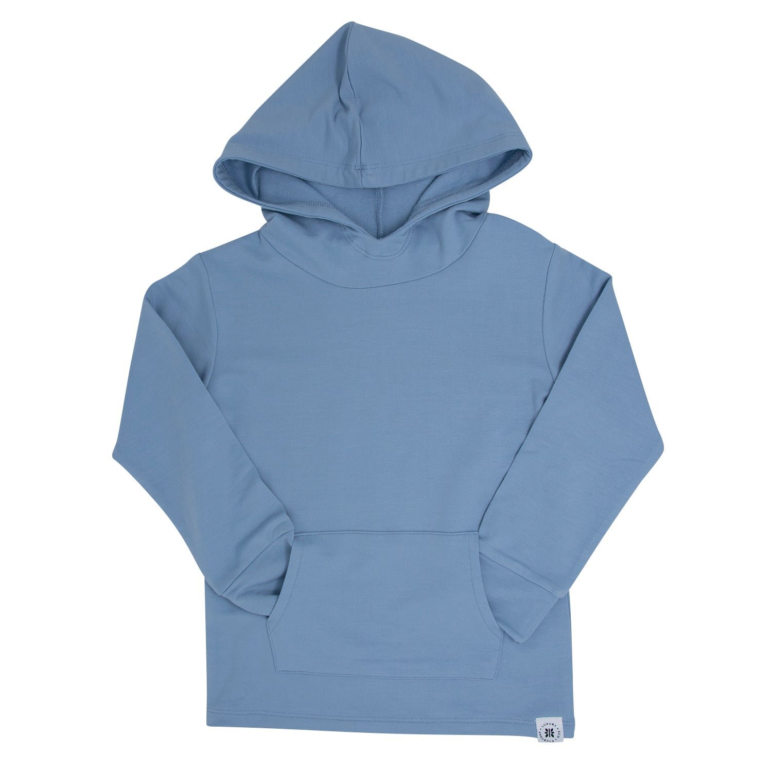 Warm French Terry Hoodie Long Sleeve Kids Clothes Casual Solid Bamboo Cotton Sports Sweatshirt