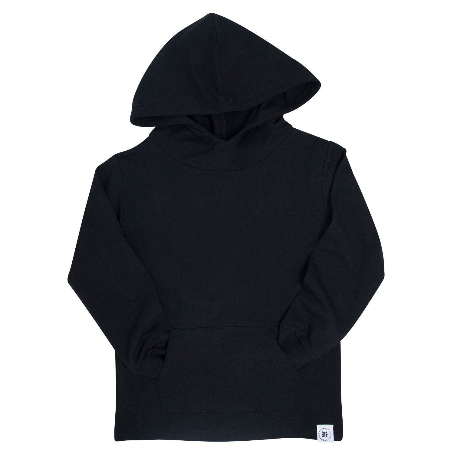 Warm French Terry Hoodie Long Sleeve Kids Clothes Casual Solid Bamboo Cotton Sports Sweatshirt