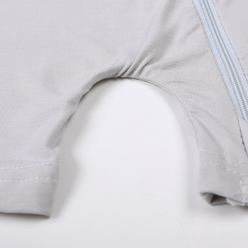 Qingli OEM ODM Blank Romper New Baby Summer Jumpsuit Newborn Bamboo Fiber Short Sleeve Thin Climbing Cotton Fabric Clothing