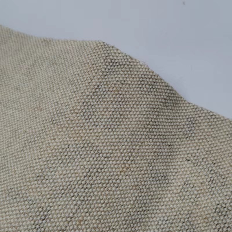 Free Sample Home Textile Upholstery 100% Polyester Linen Fabric Linen Sofa Fabrics