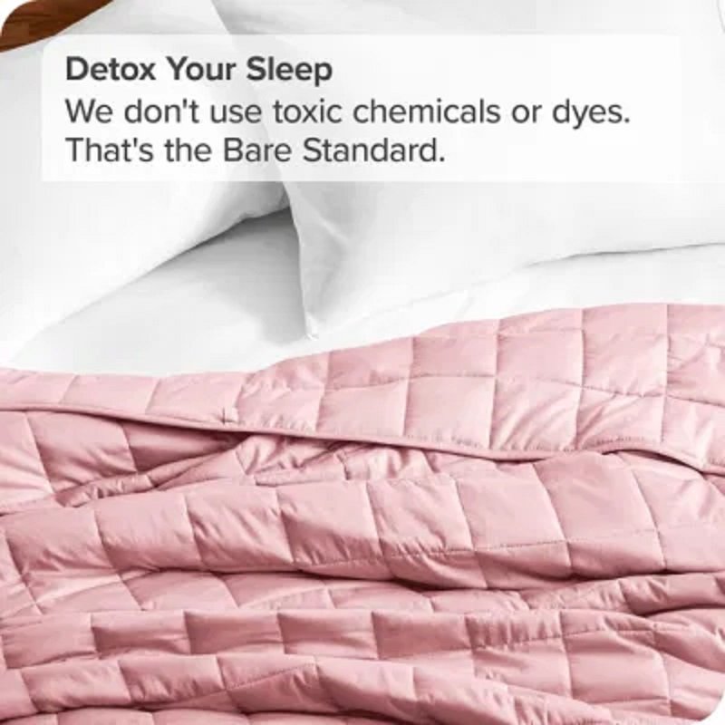 High Quality Wholesale Portable Soft Blanket 100% Cotton Fabric 15lbs Weighted Blanket with Favorable Price