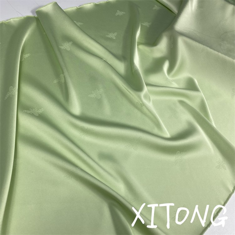 designer fabricAnimal pattern satin wholesale satin fabric 100% polyester jacquard spandex fabrics for ladys garments clothing