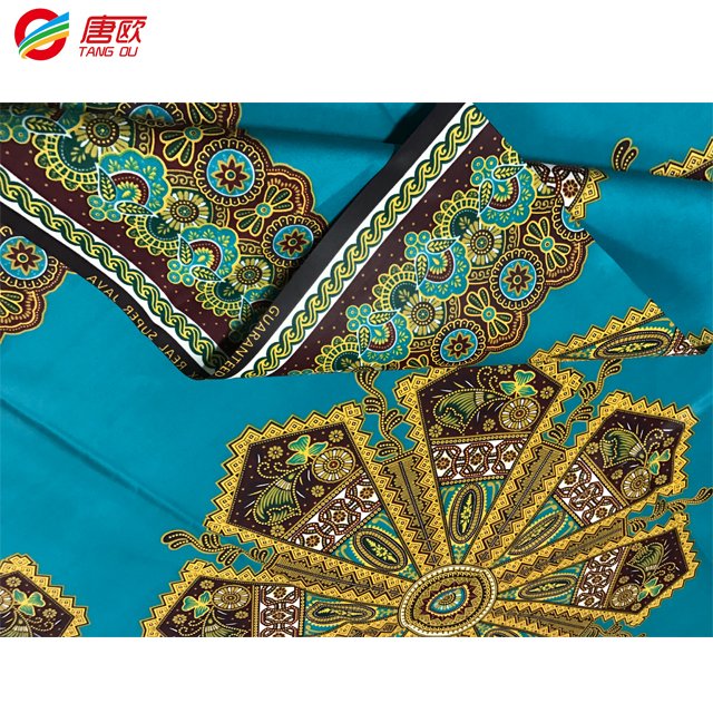 african customization wax ankara wax 6 yards raw material textile fabric 100% polyester print fabric