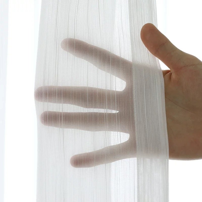 china manufacturer line chiffon sheer curtain fabric polyester