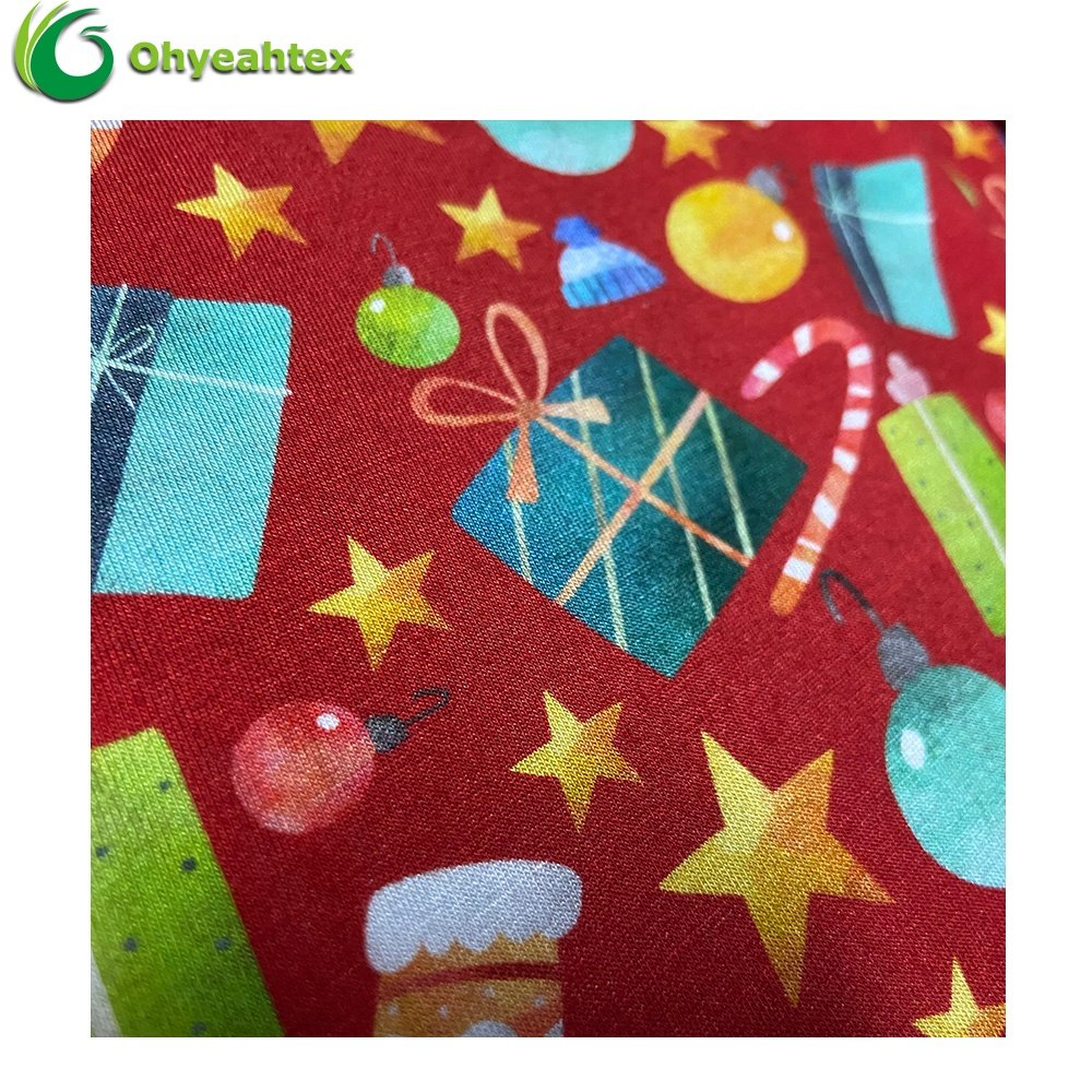 Super Comfy Custom Digital Printing Bamboo Lyocell Fabric