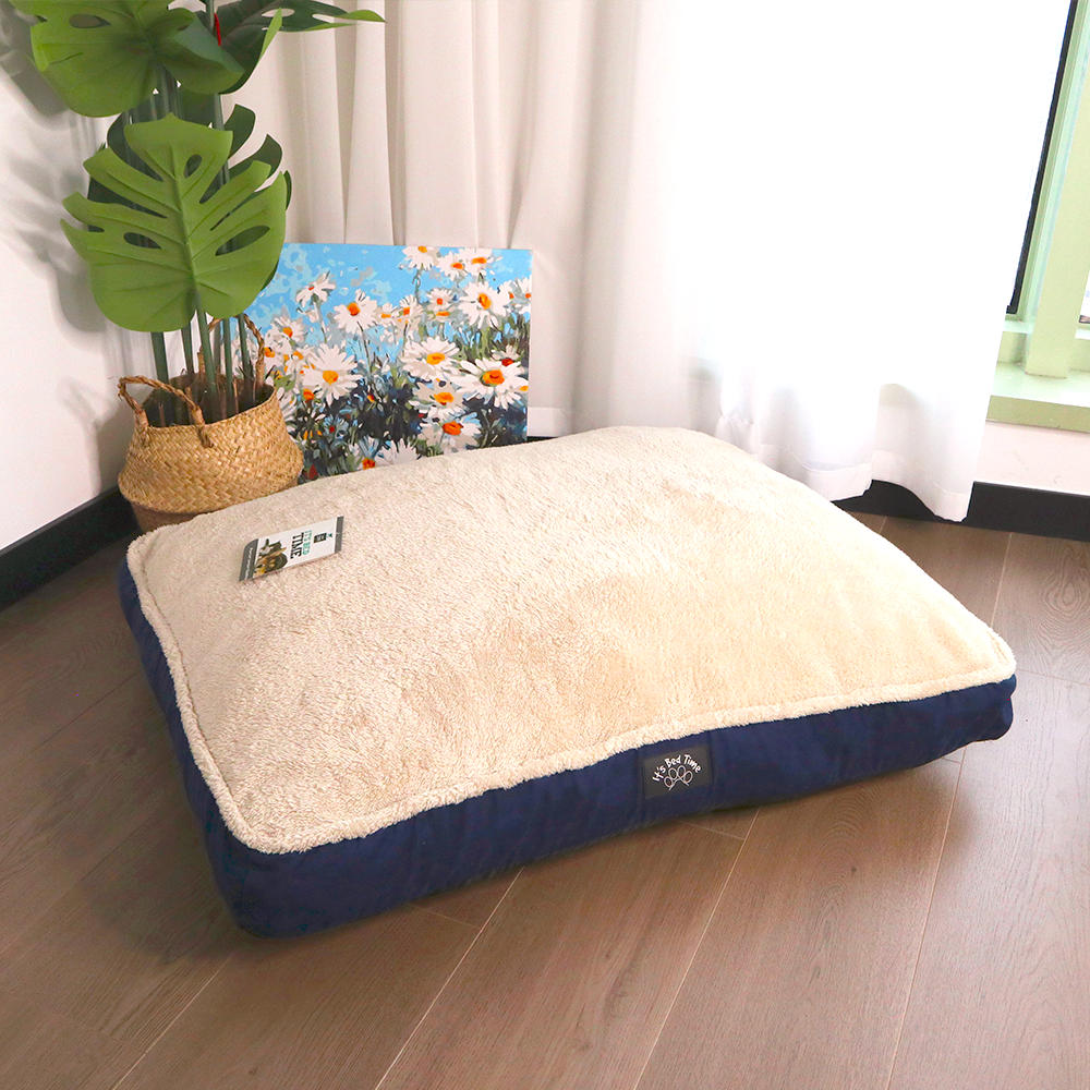 Petopia cozy bed for dog aesthetic shape huge big dog bed with removable washable cover couch mattress custom logo