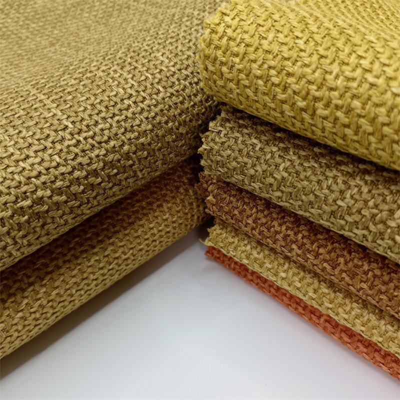 Composite Hemp Sofa Fabric Heavy Weight Linen Fabric Upholstery Fabrics for Sofas and Home Furniture