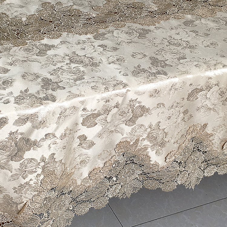 Embroidery round table lace Tablecloth Custom Designs Tablecloth Tables Covers For Wedding Events Holiday Party