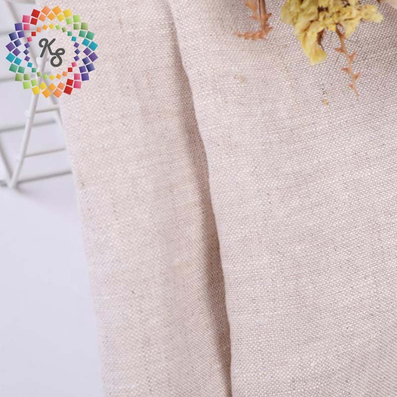Vintage Washed Flax Stone Washed Linen Fabric For Clothing