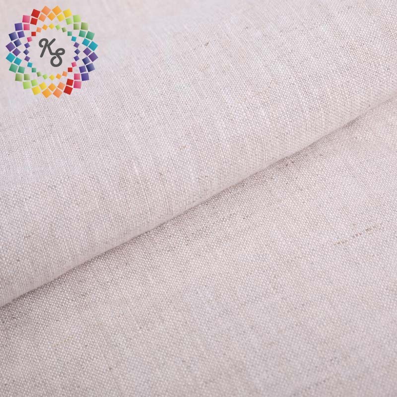 Vintage Washed Flax Stone Washed Linen Fabric For Clothing
