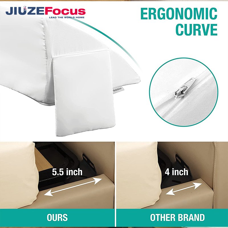 Bed Wedge Pillow Mattress Wedge headboard Pillow Gap Filler Between Your Headboard and Mattress gap fillers