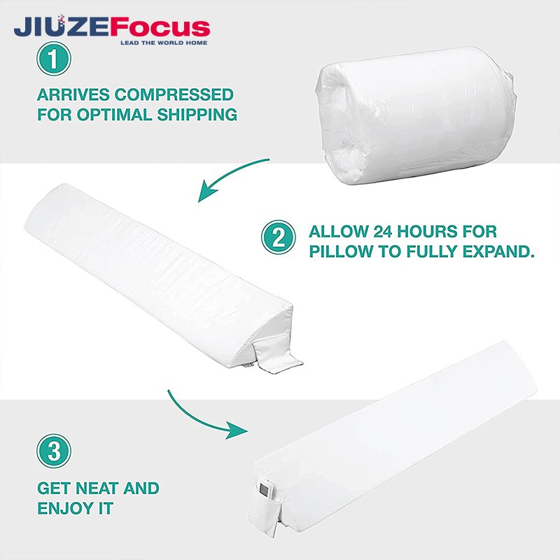 Bed Wedge Pillow Mattress Wedge headboard Pillow Gap Filler Between Your Headboard and Mattress gap fillers