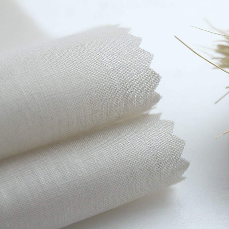 Factory Wholesale Made in China Linen Cotton Solid Fabric for Shirt or Men Wear