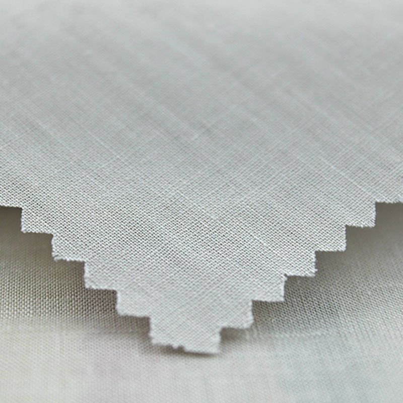 Factory Wholesale Made in China Linen Cotton Solid Fabric for Shirt or Men Wear