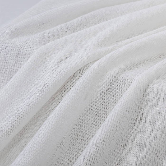 Multi color 150cm width in stock 170 gsm lightweight summer clothes knitted 100% pure linen jersey fabric for t-shirt