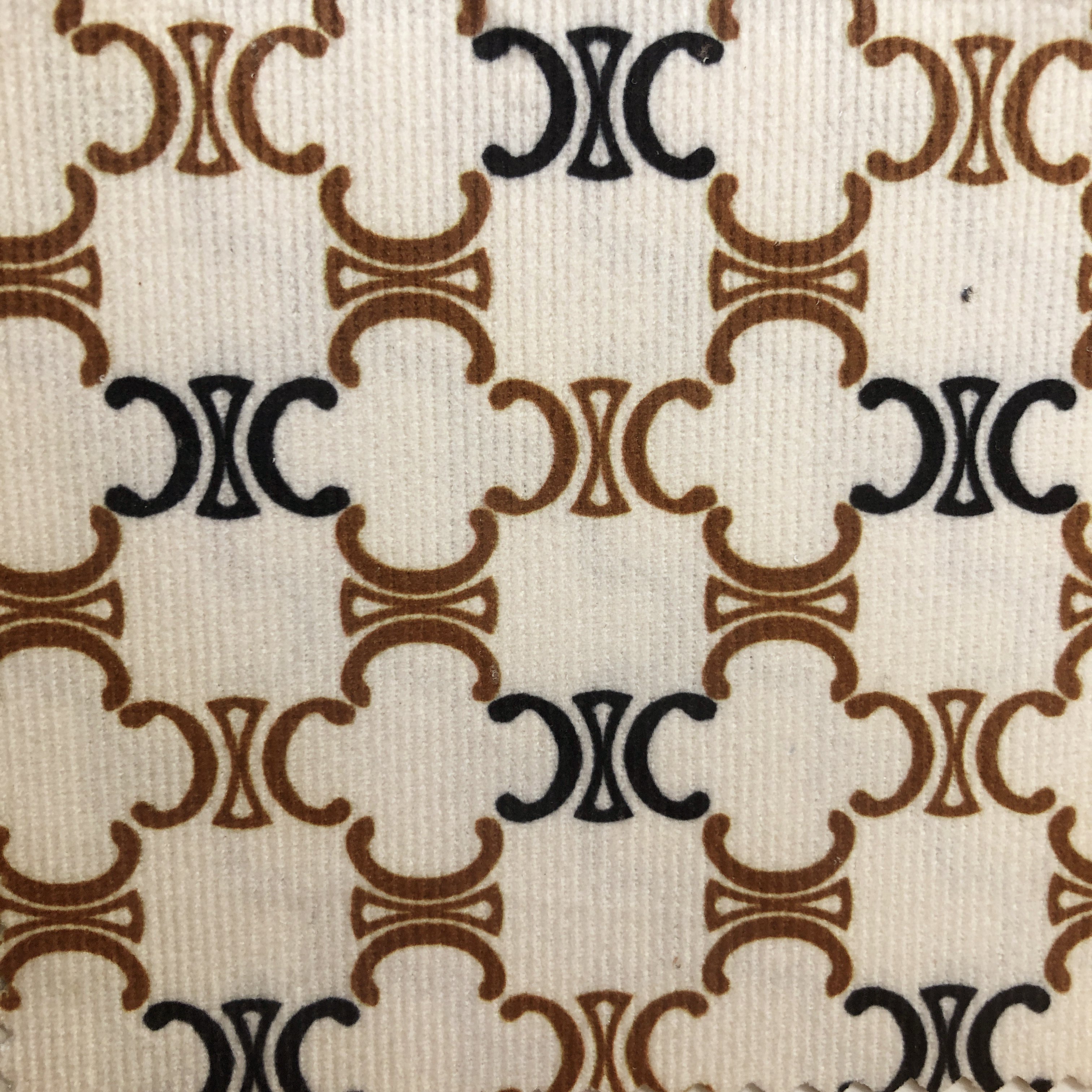 Fashion design pattern 100%polyester fabric print corduroy fabric for garment