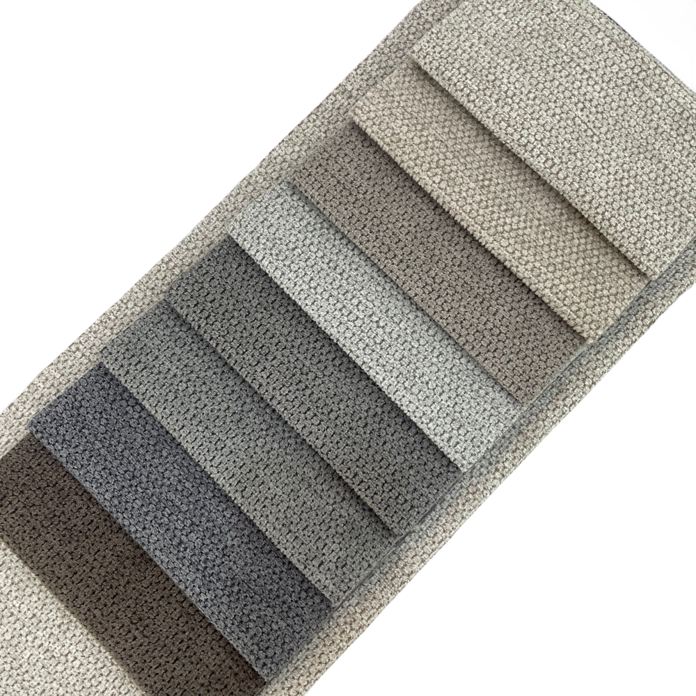 100%polyester faux chenille linen look unique pattern fabric for sofa, upholstery, home textile